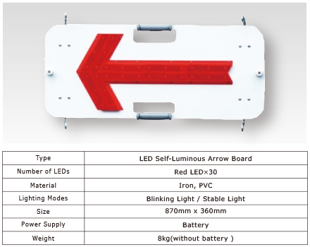 LED Self-Luminous Arrow Board